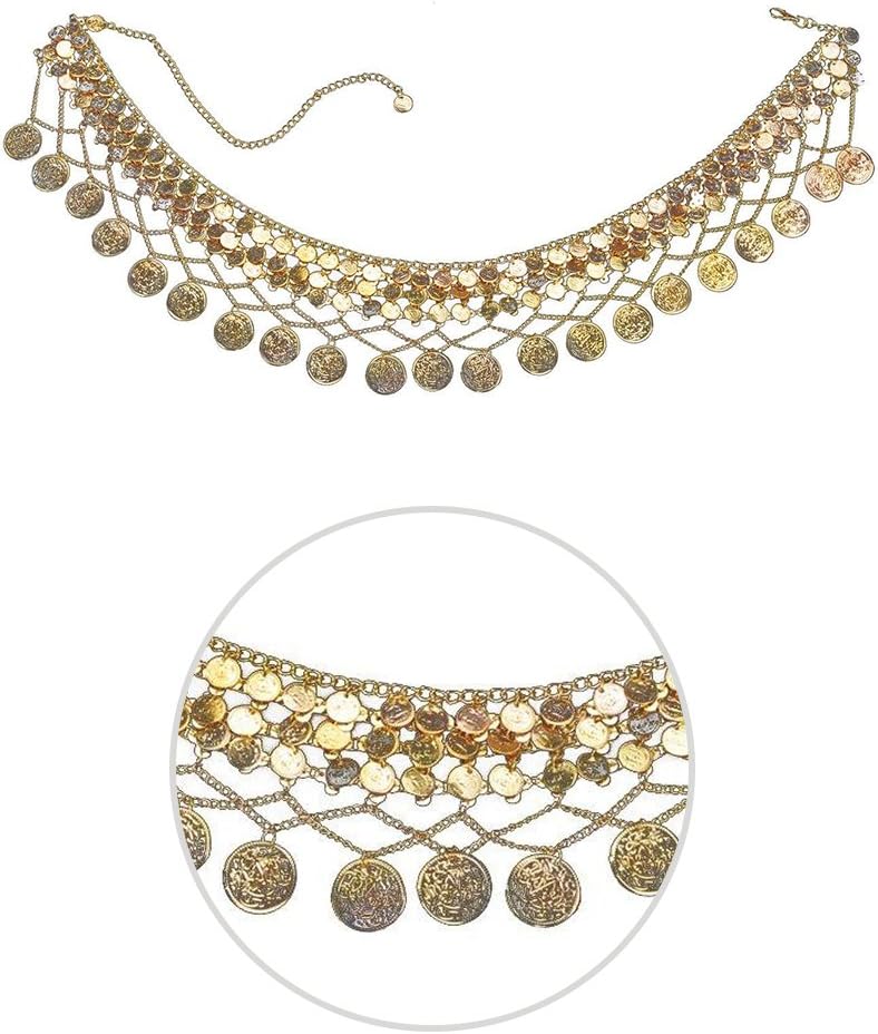 Empire Magic Bollywood Gold Coin Waistband for Adults